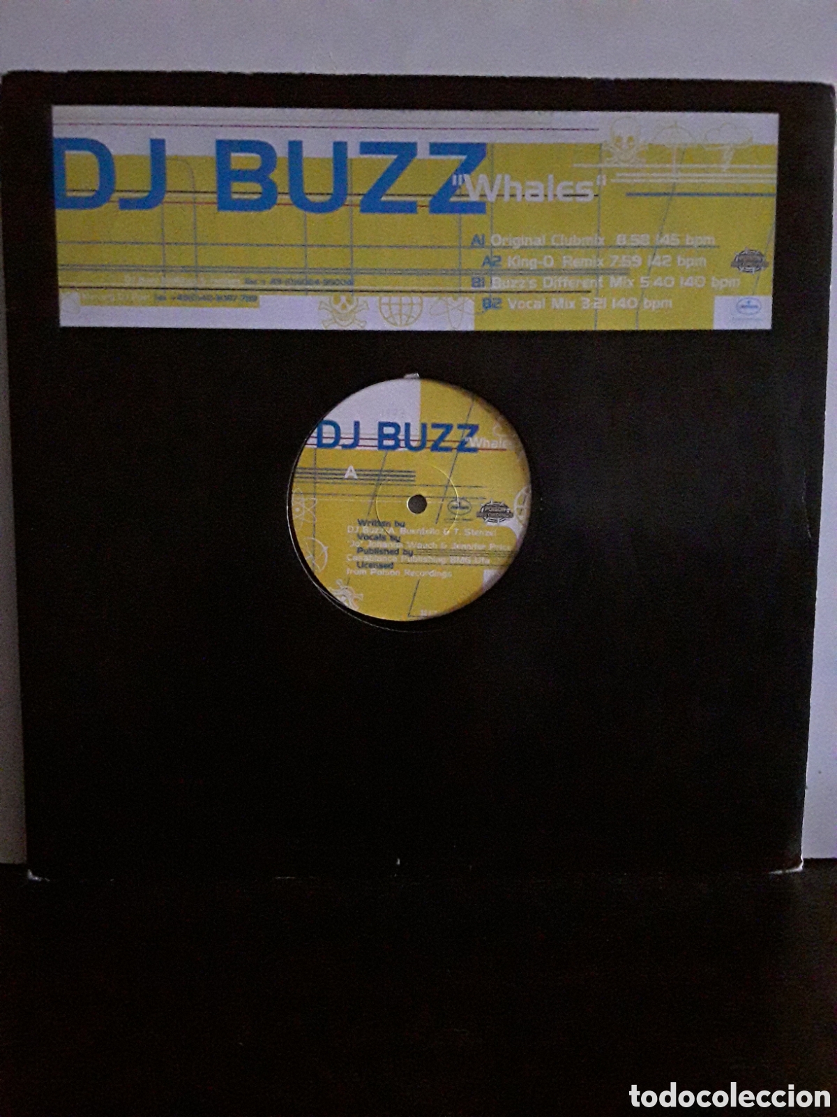 Discos de vinilo: DJ Buzz &lrm;&ndash; Whales TRANCE - Foto 1