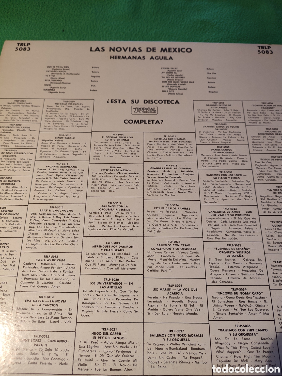 Discos de vinilo: Hermanas &Aacute;guila - Las novias de M&eacute;xico - Foto 2