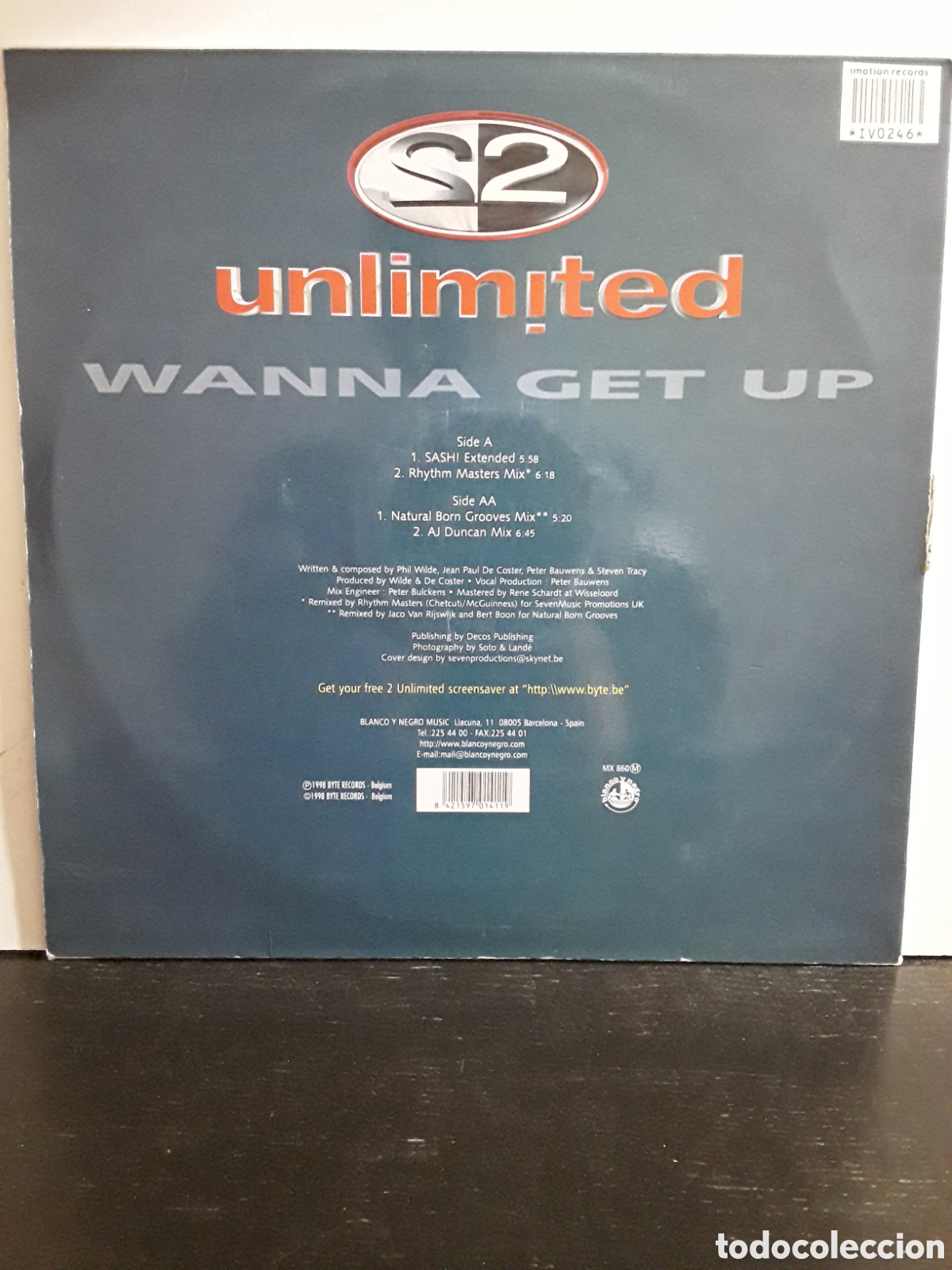Discos de vinilo: 2 Unlimited &lrm;&ndash; Wanna Get Up - Foto 2