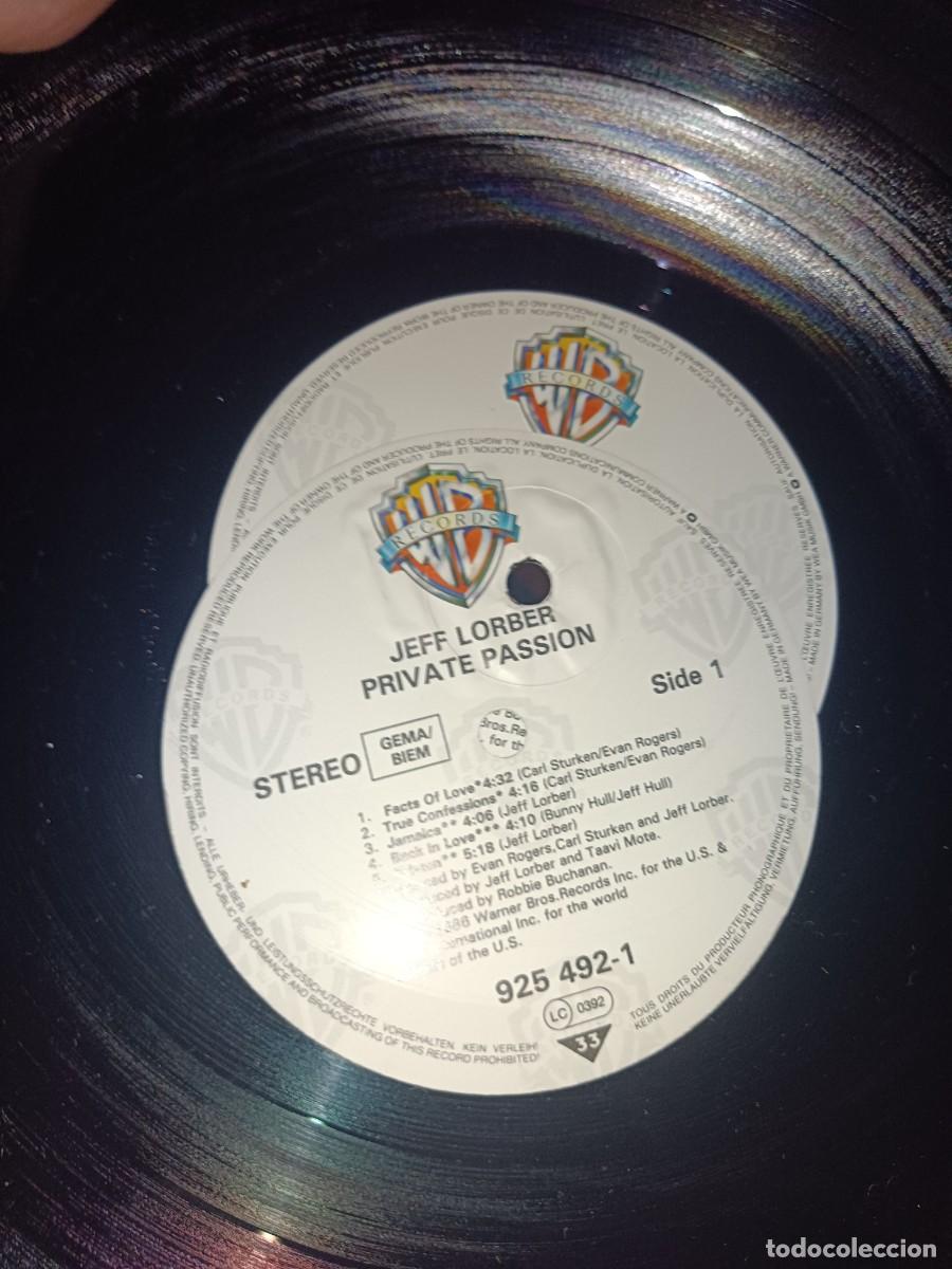 Discos de vinilo: // Jeff Lorber - Private Passion - Warner Germany 1986 - Foto 3