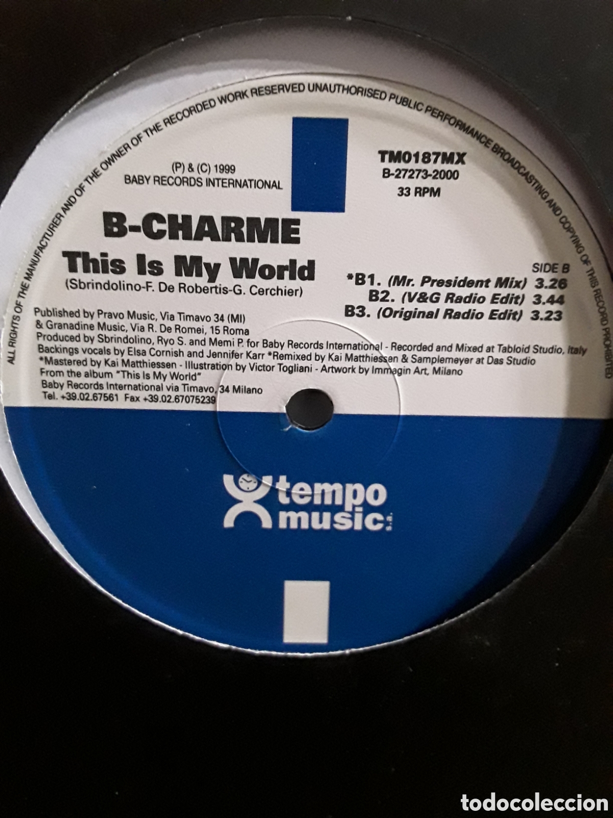 Discos de vinilo: B-Charme &lrm;&ndash; This Is My World - Foto 2