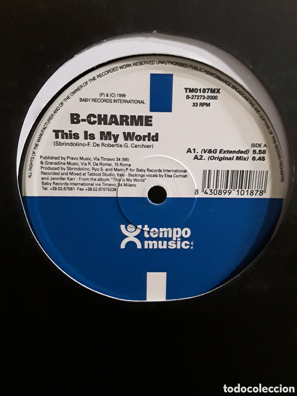 Discos de vinilo: B-Charme &lrm;&ndash; This Is My World - Foto 1