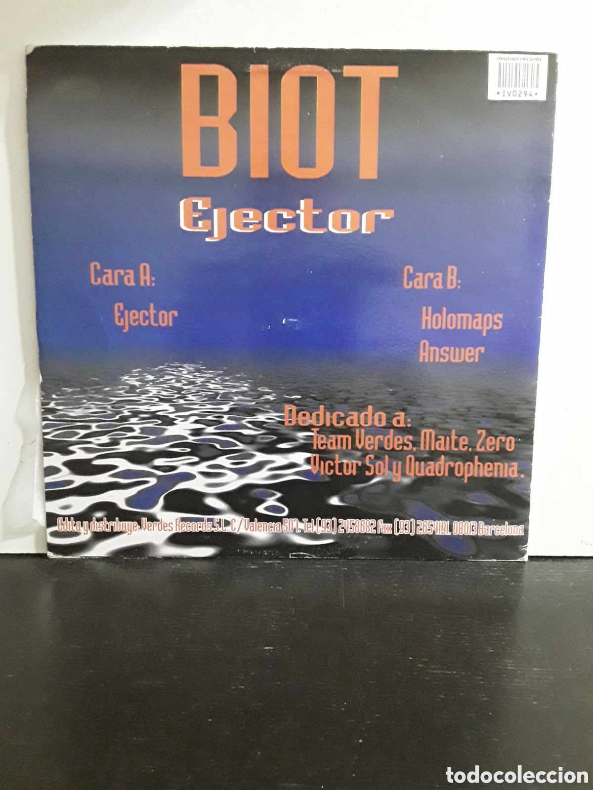 Discos de vinilo: Biot &lrm;&ndash; Ejector HARD TRANCE - Foto 2