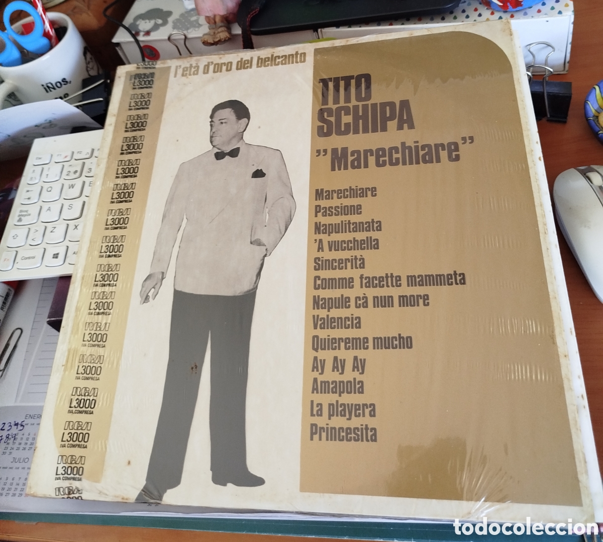 Discos de vinilo: Tito Schipa - marechiare - Foto 1