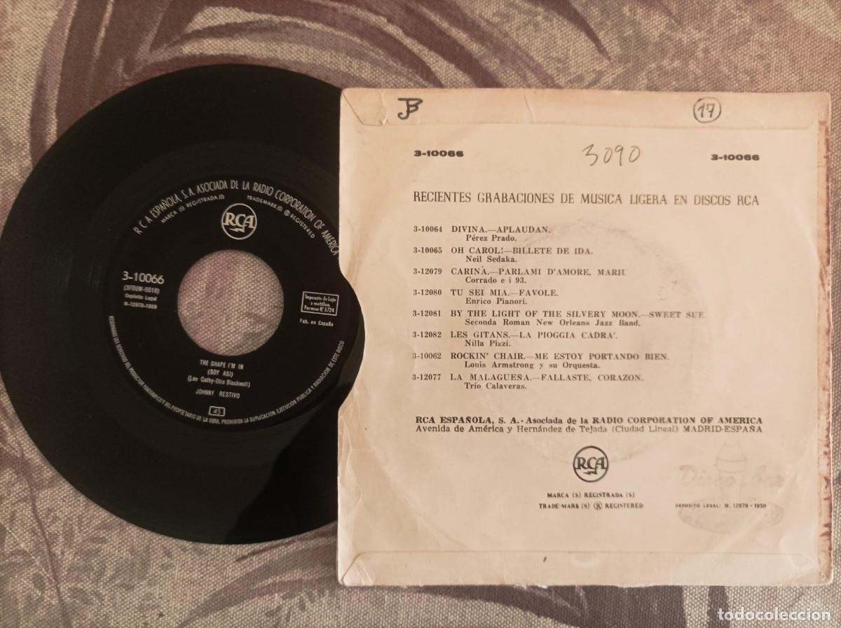 Discos de vinilo: Johnny Restivo -single- - Foto 2