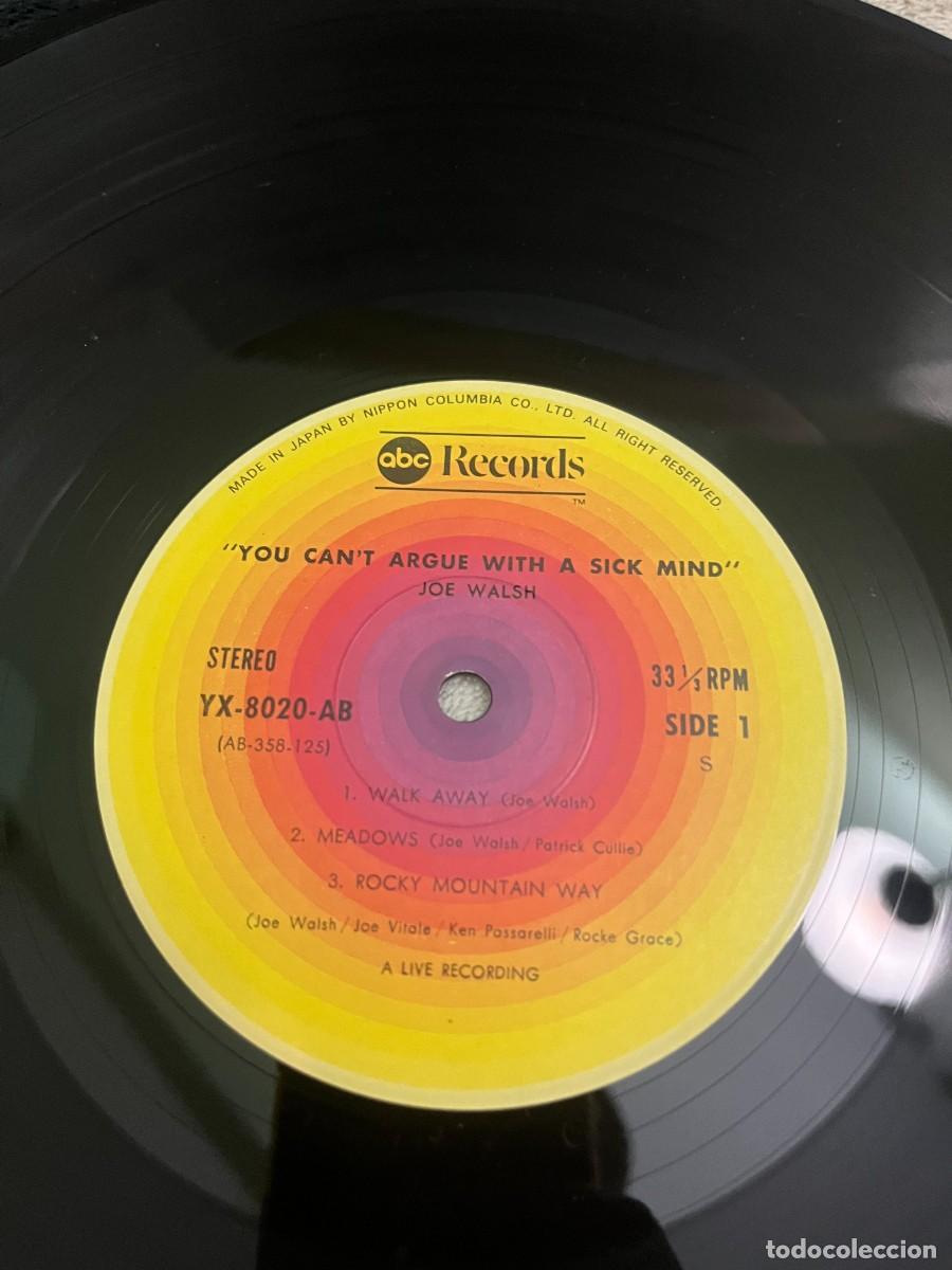 Discos de vinilo: Joe Walsh You Cant Argue With A Sick Mind - Foto 4