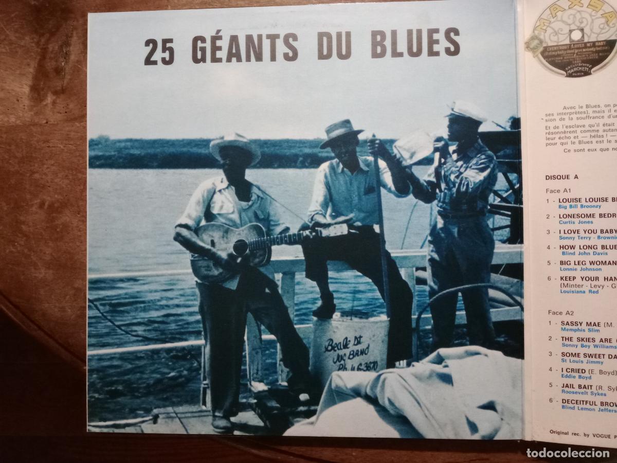 Discos de vinilo: 25 Geants ... Du blues - Foto 2