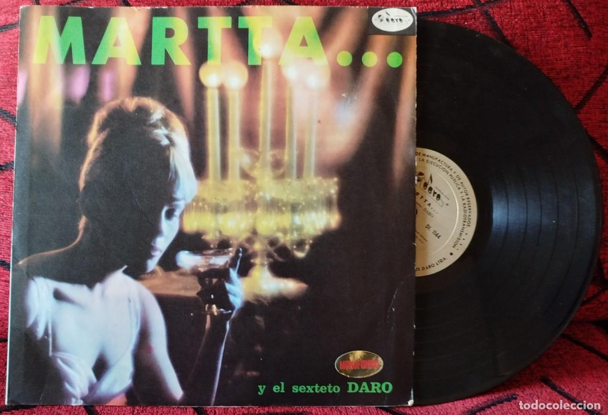 Vinyl records: MARTTA... Y EL SEXTETO DARO ** VINILO LP ORIGINAL COLOMBIA MONO
