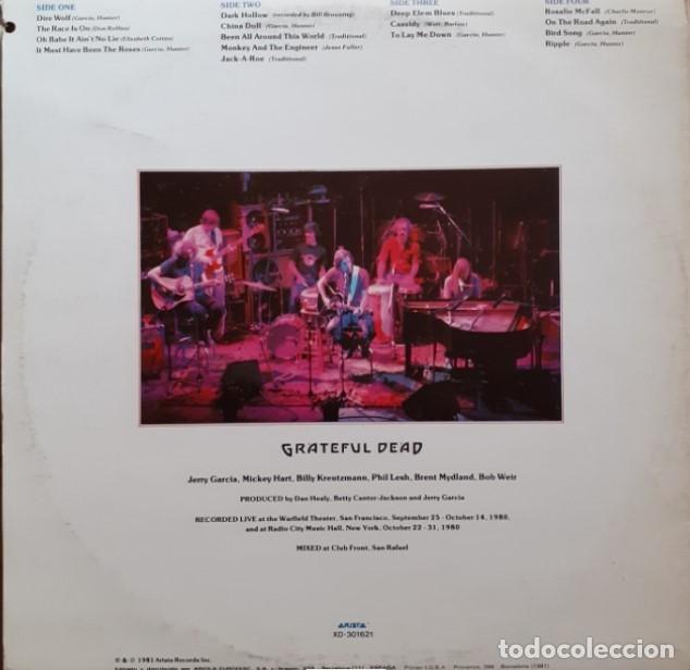 Discos de vinilo: Grateful Dead - Reckoning ///1981. USA. Vg++. 2 LP - Foto 3