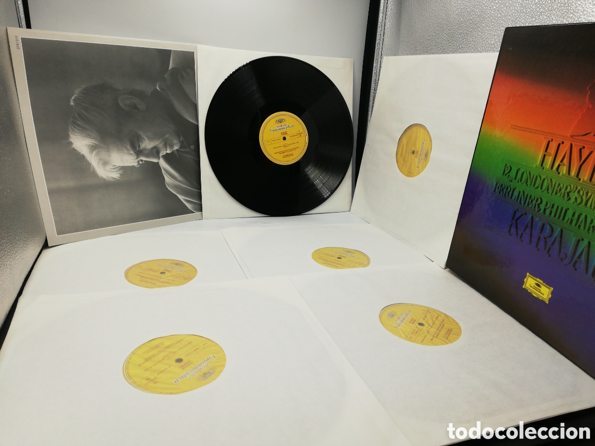 Discos de vinilo: Haydn. 12 Sinfon&iacute;as. Karajan. - Foto 9