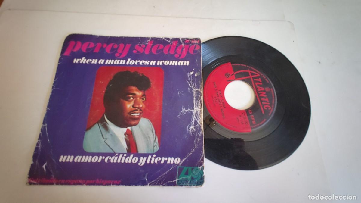 Discos de vinilo: PERCY SLEDGE-SINGLE WHEN A MAN LOVES A WOMAN - Foto 1