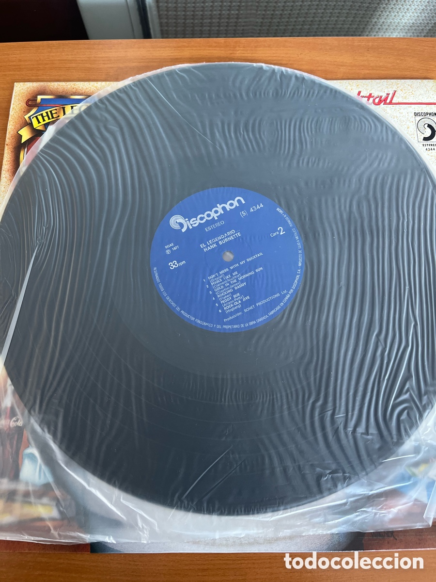 Discos de vinilo: Hank C Brunette - Dont mess with my Ducktail - Foto 3