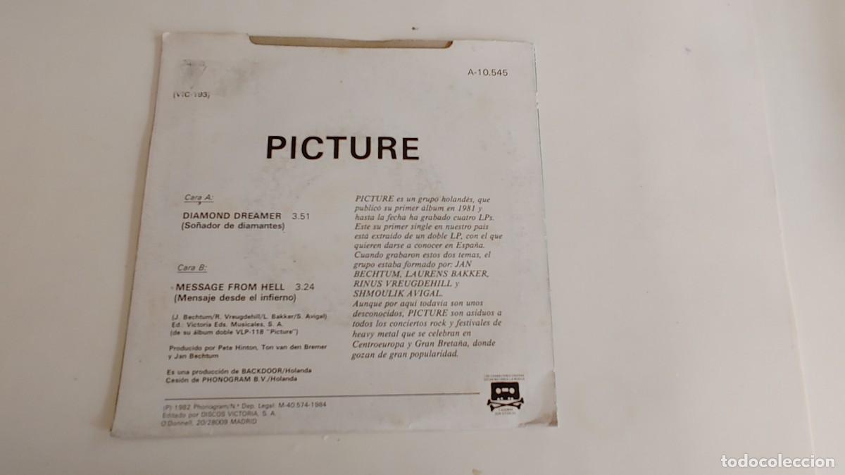 Discos de vinilo: PICTURE-SINGLE DIAMOND DREAMER - Foto 2