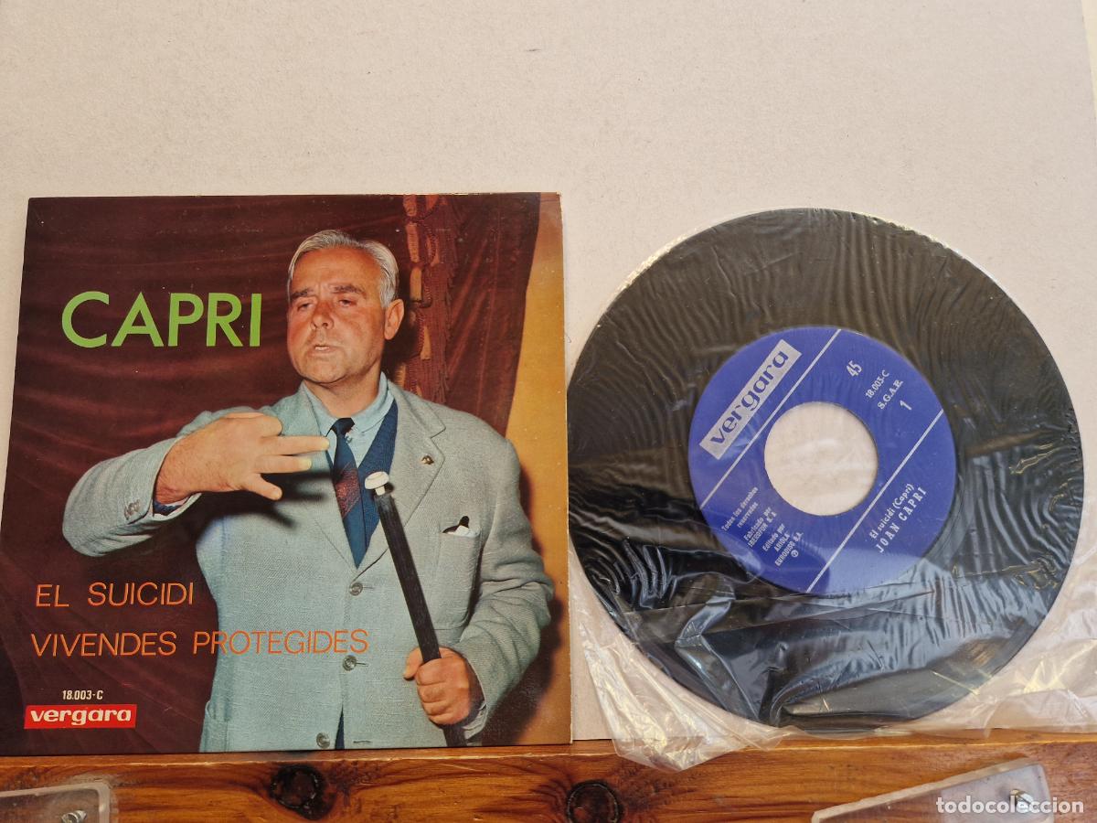 Discos de vinilo: CAPRI. EL SIUCIDI. VIVENDES PROTEGIDES. - Foto 1