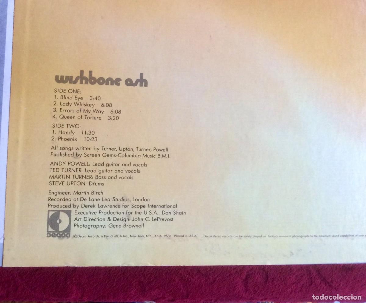 Discos de vinilo: WISHBONE ASH /// USA 1973. Vg++/ex. Gat - Foto 2