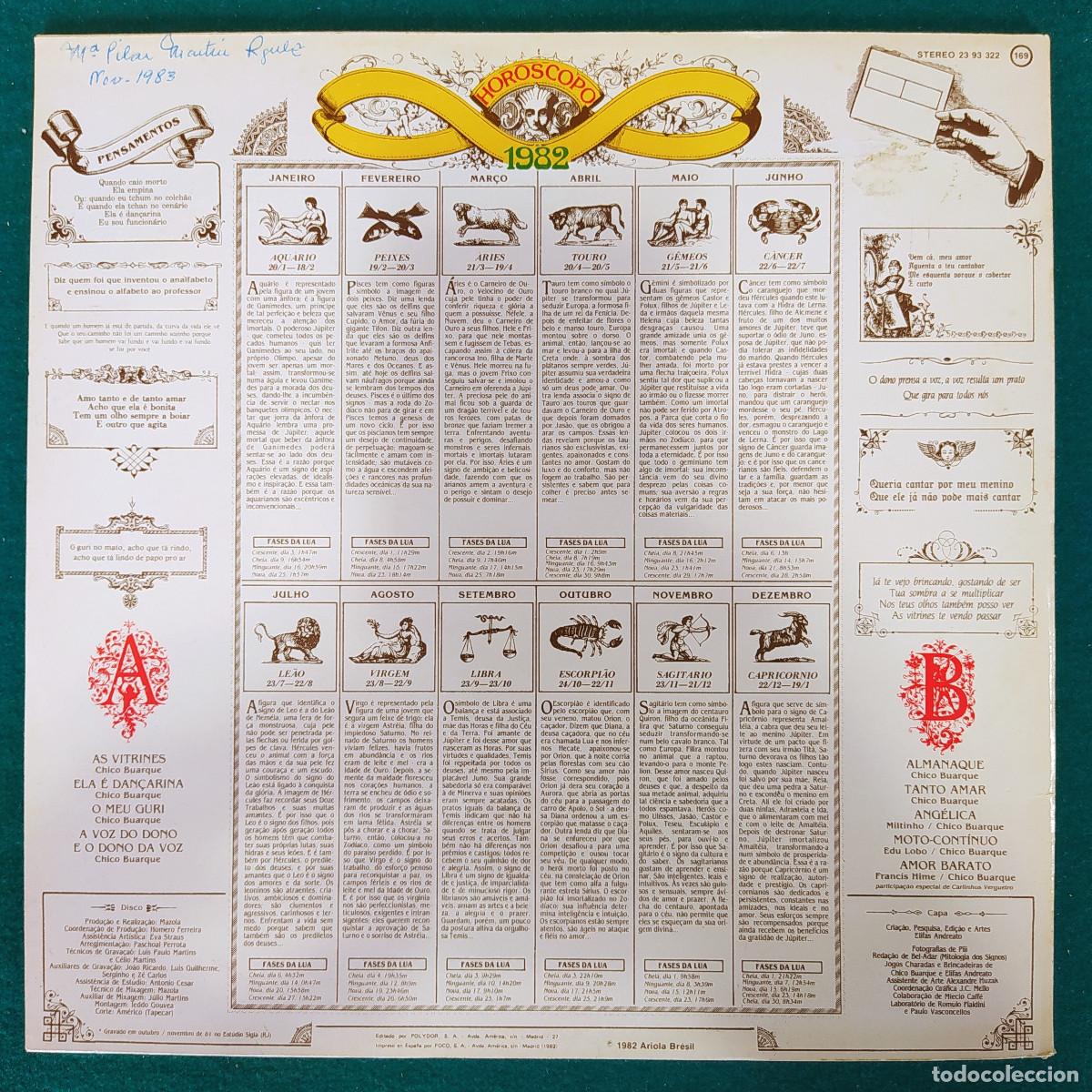 Discos de vinilo: Chico Buarque &ndash; Almanaque - Foto 2