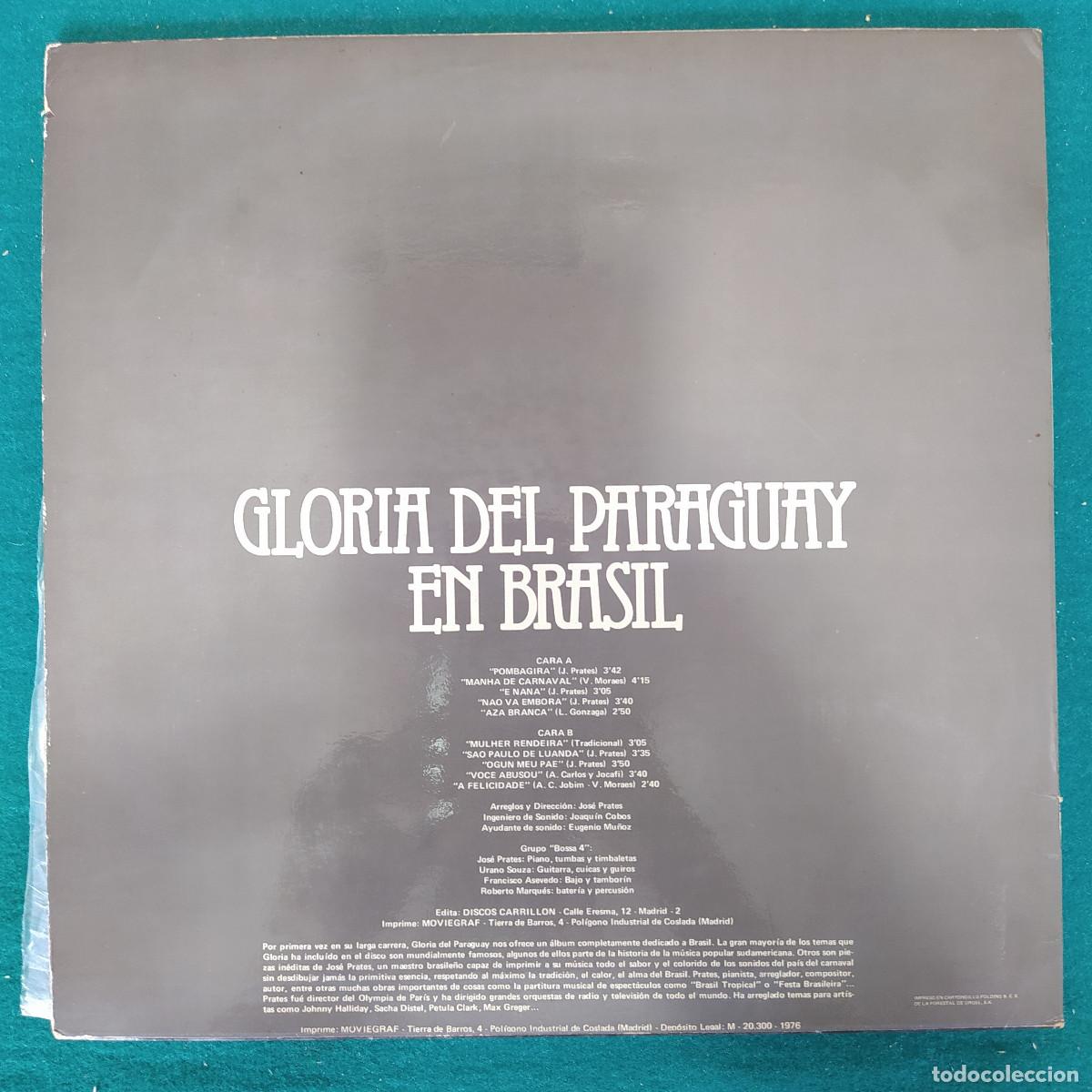 Discos de vinilo: Gloria Del Paraguay &ndash; En Brasil - Foto 2