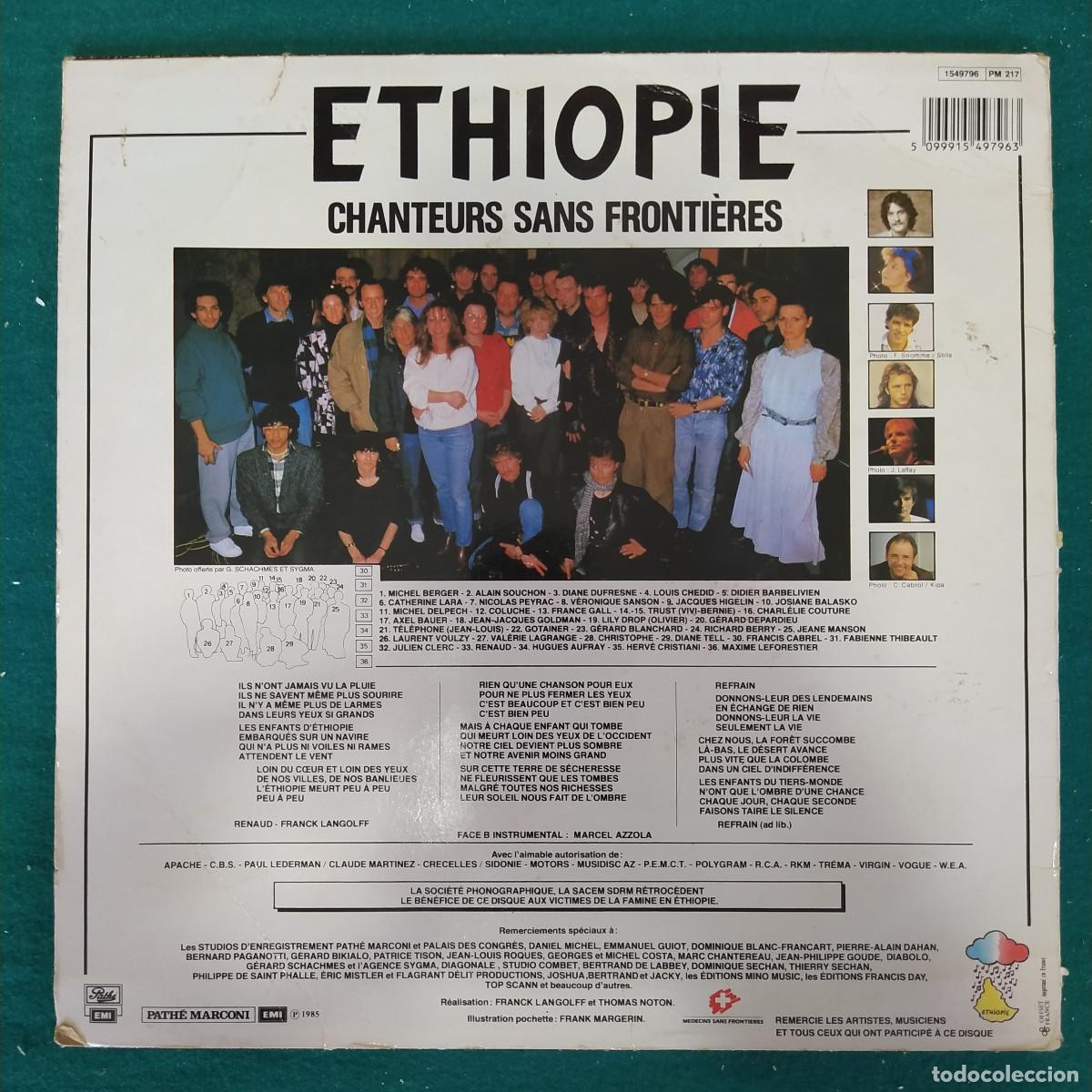 Discos de vinilo: Chanteurs Sans Fronti&egrave;res &ndash; Ethiopie - Foto 2