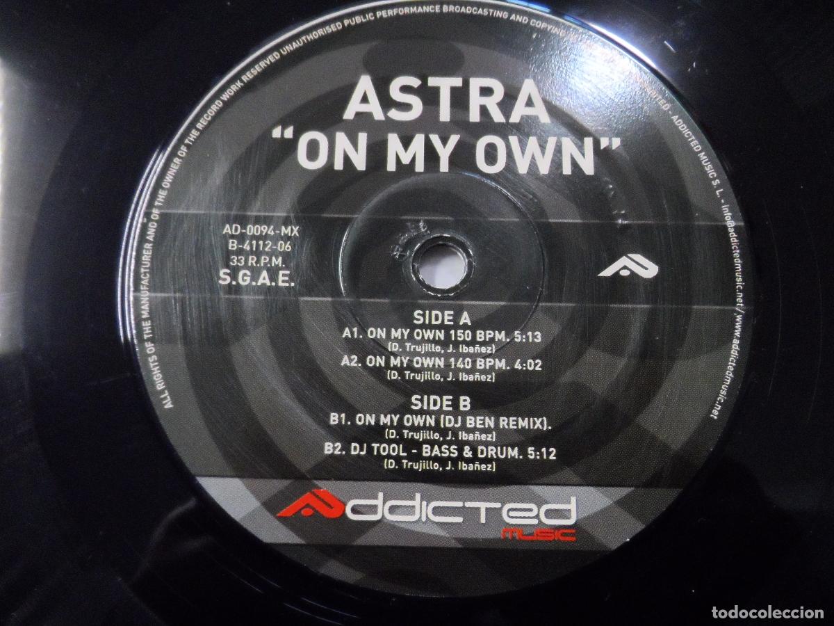 Discos de vinilo: Astra &ndash; On My Own (SPAIN 2006) - Foto 3