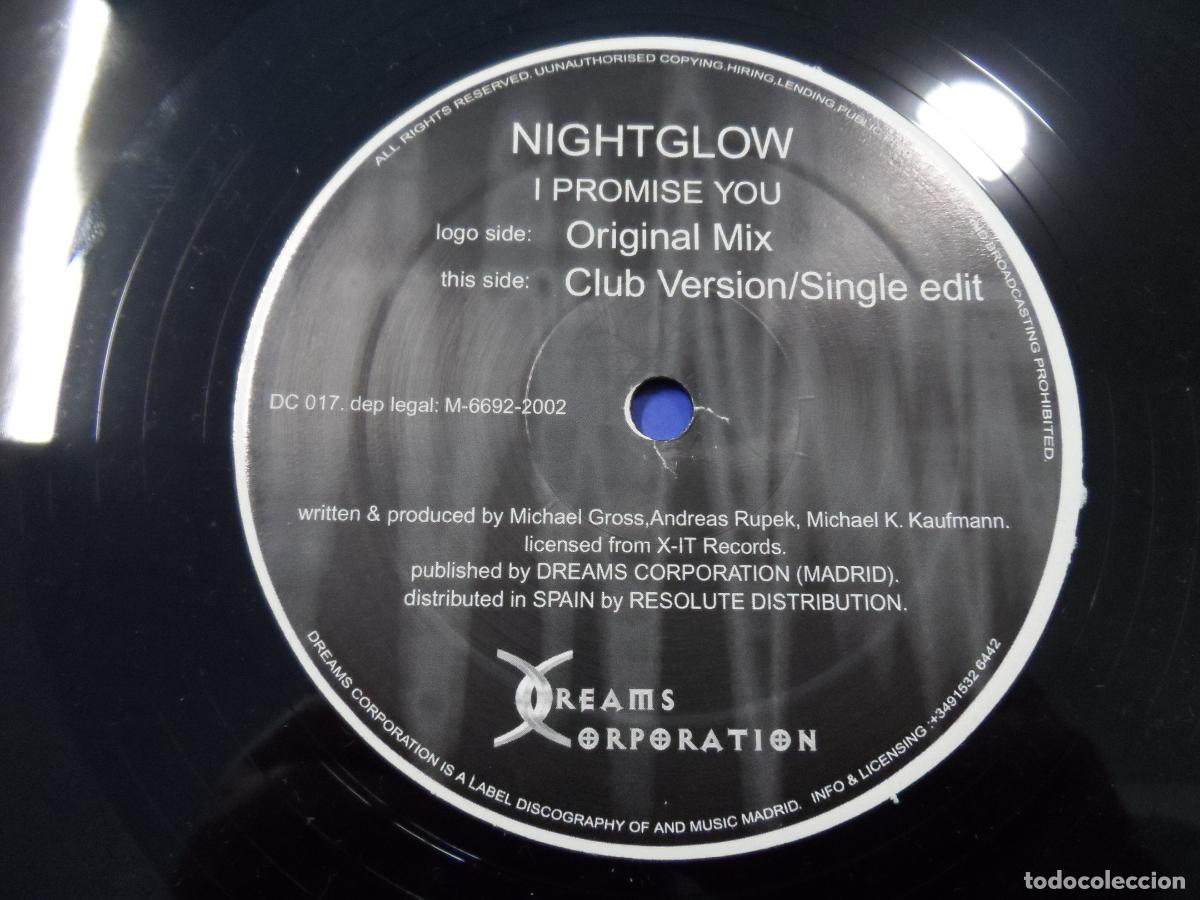 Discos de vinilo: Nightglow - I Promise You - Foto 3