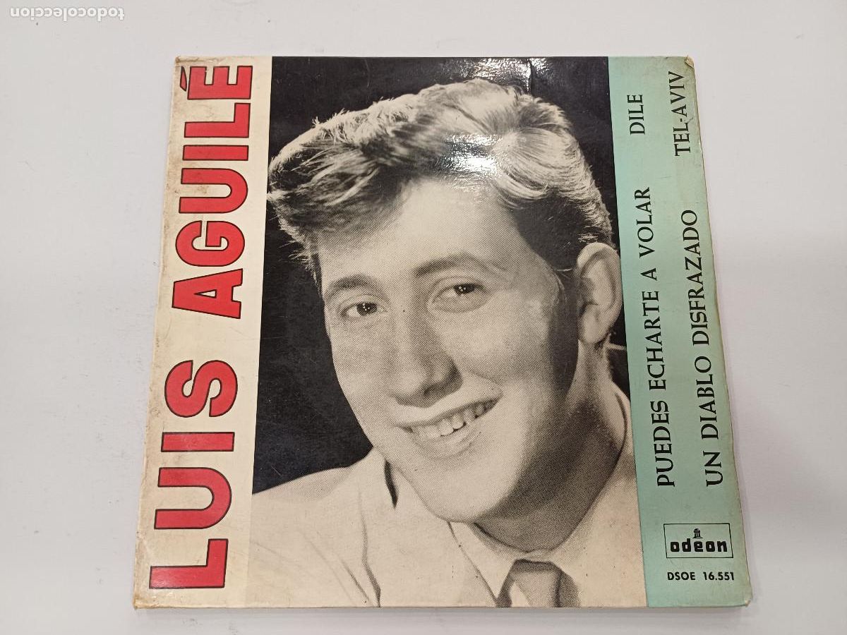 Discos de vinilo: LUIS AGUILE/PUEDES ECHARTE A VOLAR/SINGLE. - Foto 1