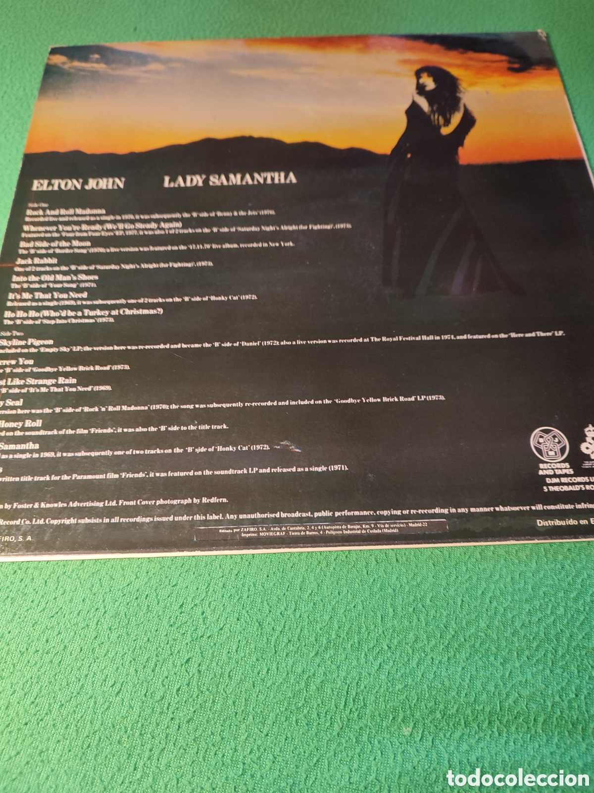 Discos de vinilo: Elton John - Lady Samantha vinilo Lp - Foto 2