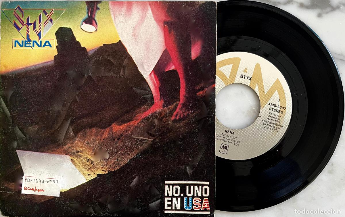 Discos de vinilo: STYX, NENA. SINGLE ORIGINAL ESPA&Ntilde;A 1979 - Foto 1