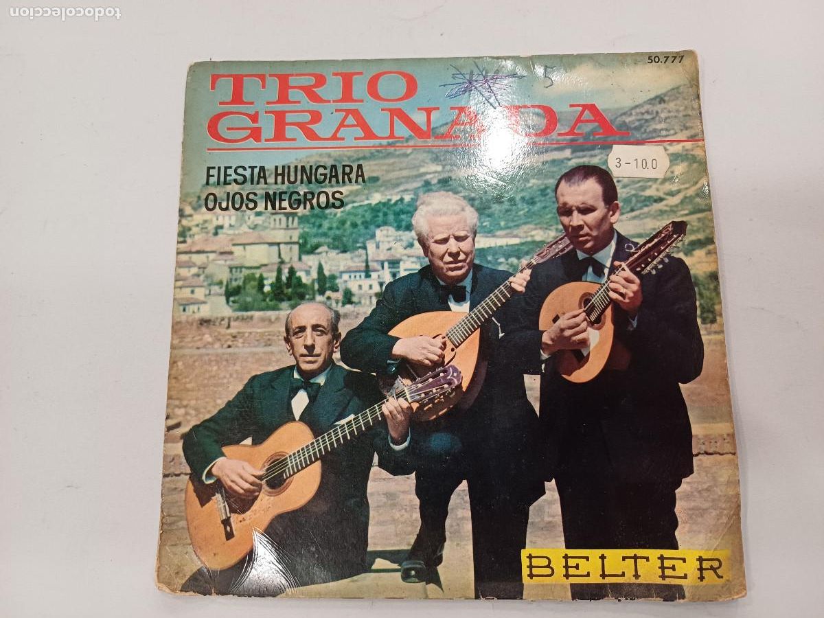 Discos de vinilo: TRIO GRANADA/FIESTA HUNGARA/SINGLE. - Foto 1