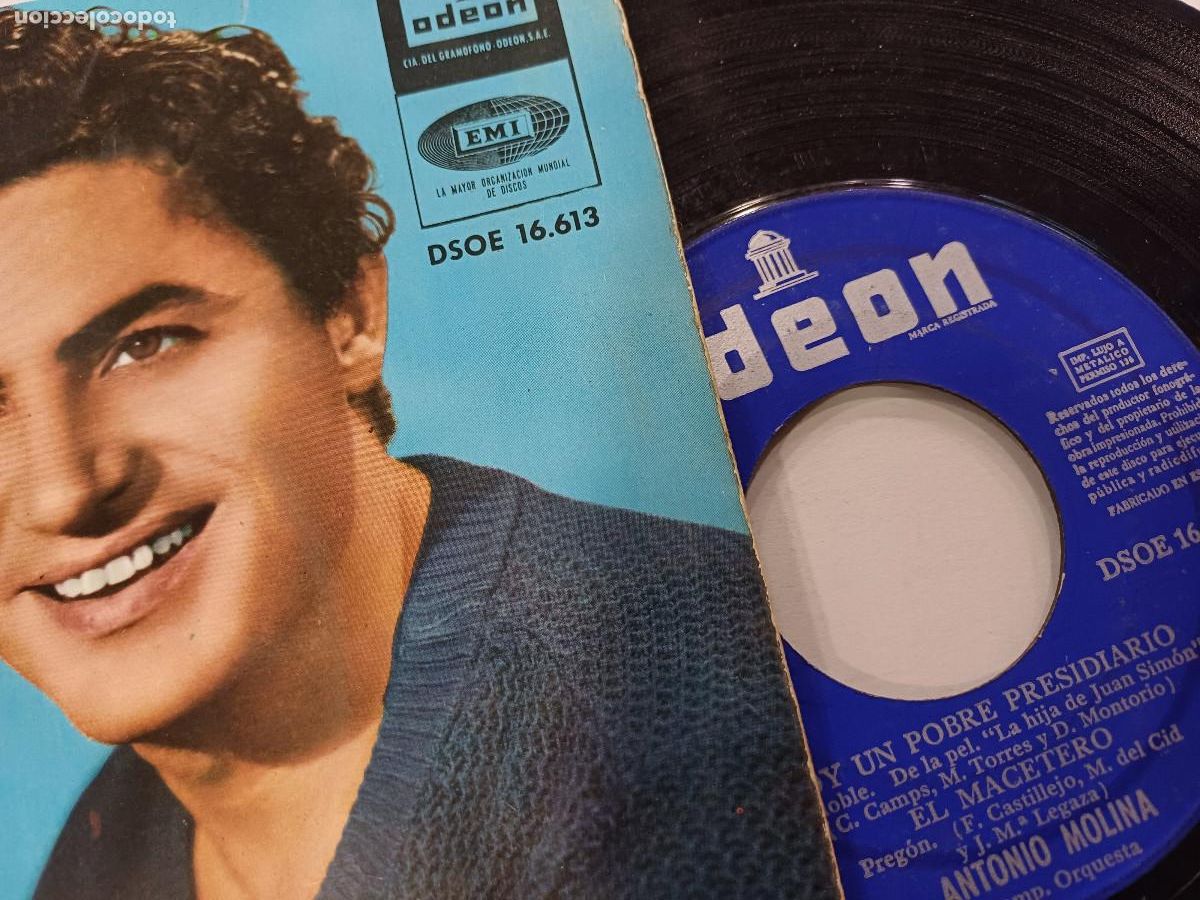 Discos de vinilo: ANTONIO MOLINA/LA HIJA DE JUAN SIMON/SINGLE. - Foto 2