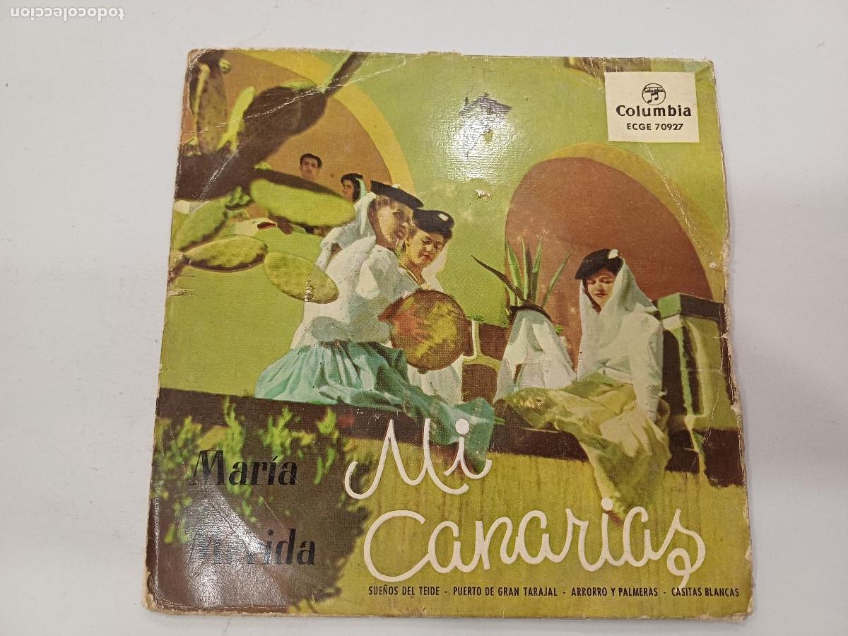 Discos de vinilo: MARIA MERIDA/MIS CANARIAS/SINGLE. - Foto 1