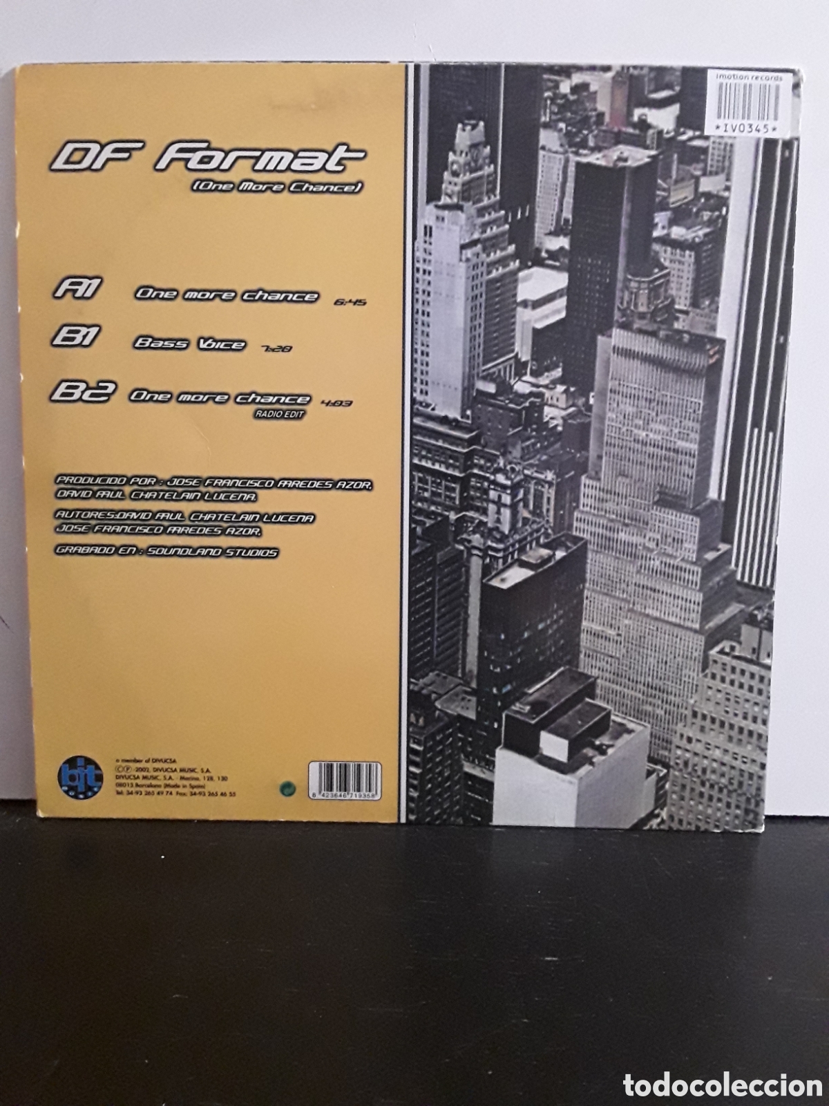 Discos de vinilo: D.F. Format &lrm;&ndash; One More Chance - Foto 2