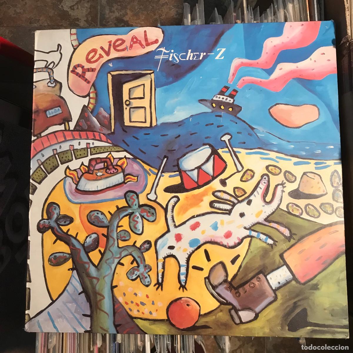 Discos de vinilo: FISCHER-Z - REVEAL - LP ARIOLA 1987 - Foto 1