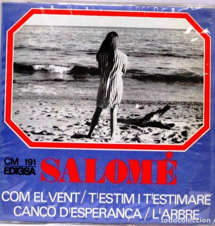 Discos de vinilo: SALOME - COM EL VENT- TESTIMI TESTIMARE - CAN&Ccedil;O DESPERAN&Ccedil;A - LARBRE - SINGLE - Foto 1