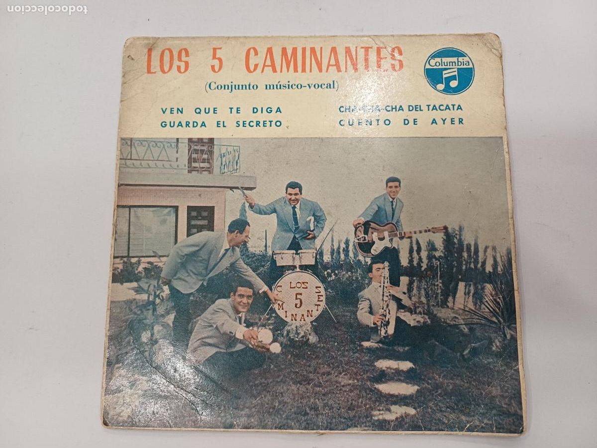 Discos de vinilo: LOS 5 CAMINANTES/VEN QUE TE DIGA/SINGLE. - Foto 1