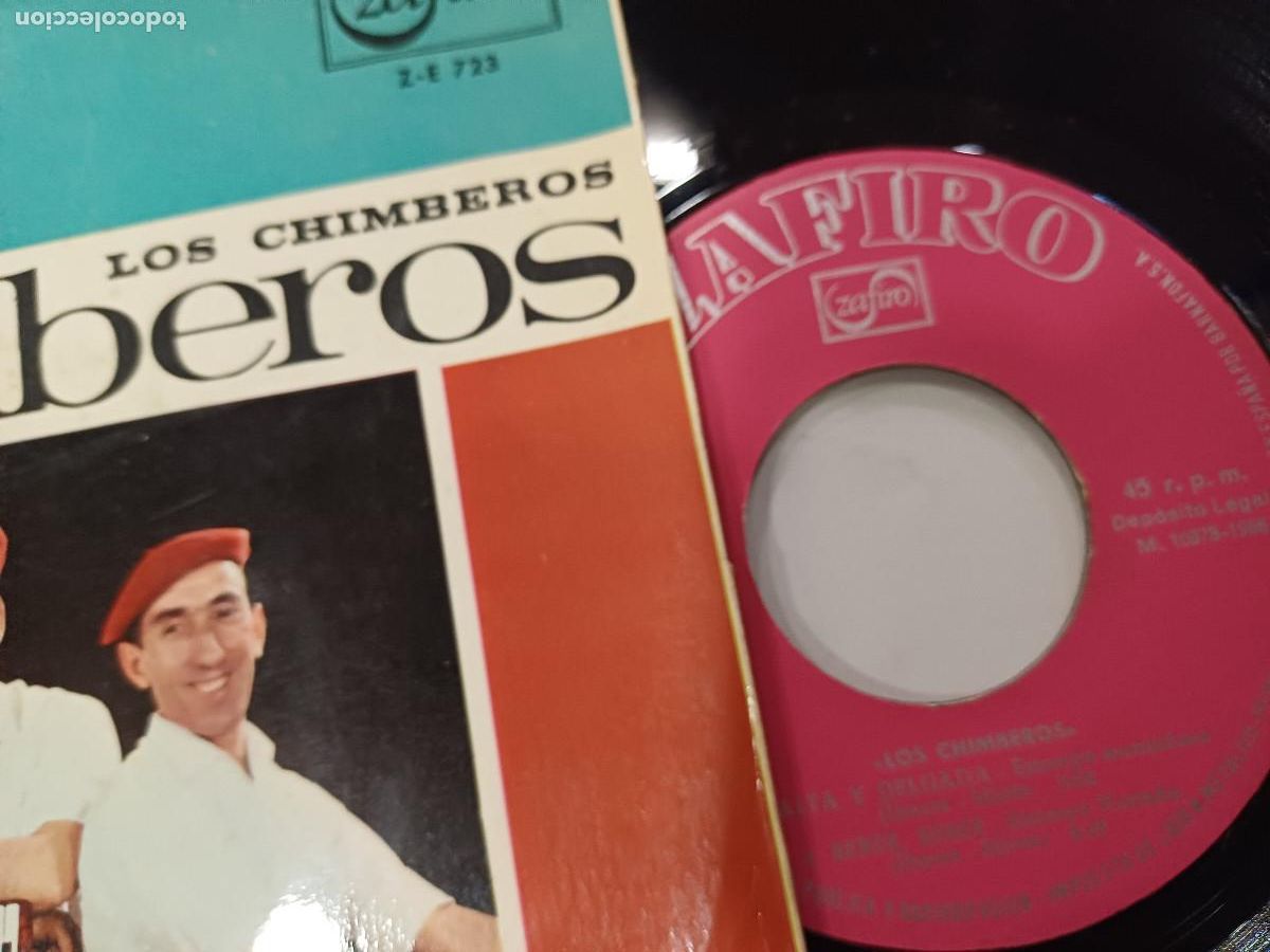 Discos de vinilo: LOS CHIMBEROS/ALTA Y DELGADA/SINGLE. - Foto 2