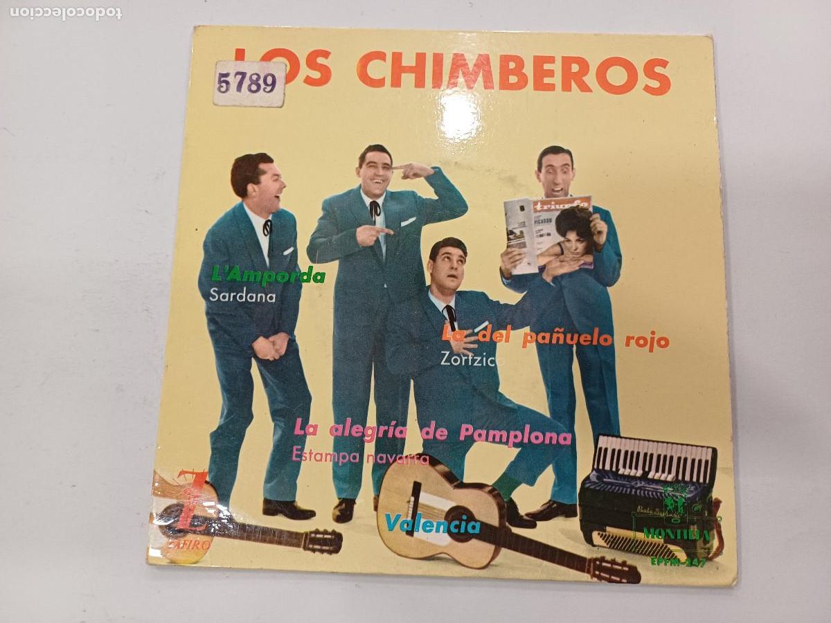 Discos de vinilo: LOS CHIMBEROS/LAMPORDA/SINGLE. - Foto 1