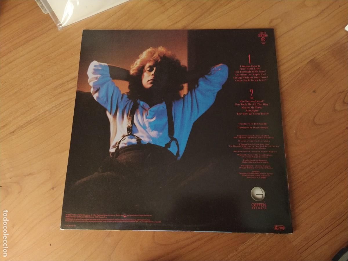 Discos de vinilo: Eric Carmen 1985 lp Geffen - Eric Carmen - Foto 2
