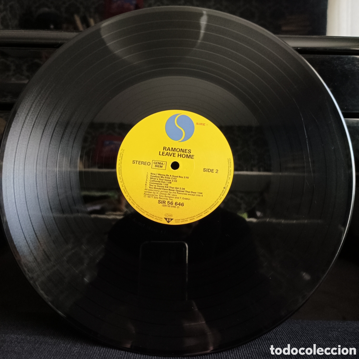 Discos de vinilo: Ramones - Leave Home 198? Europa - Foto 4