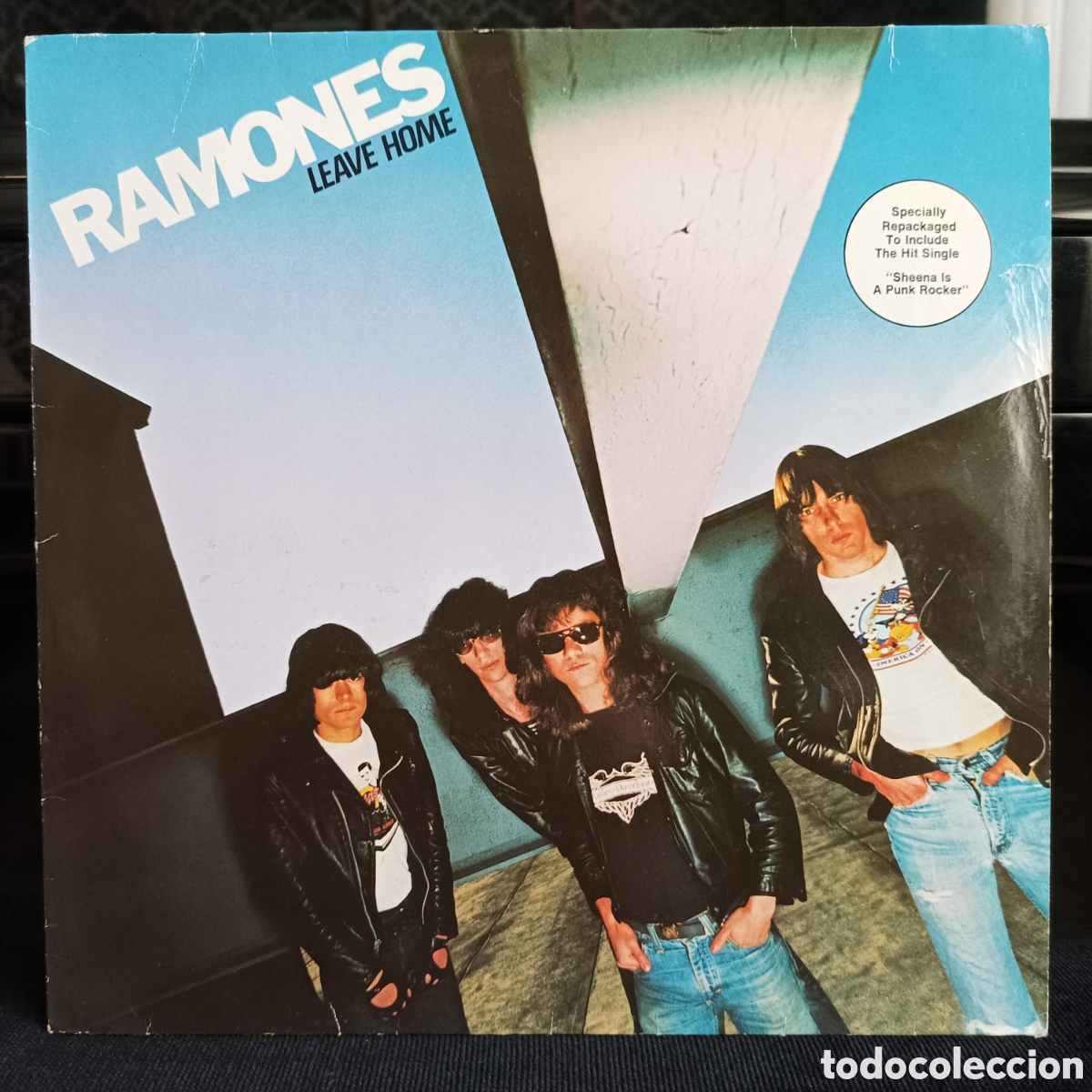 Discos de vinilo: Ramones - Leave Home 198? Europa - Foto 1