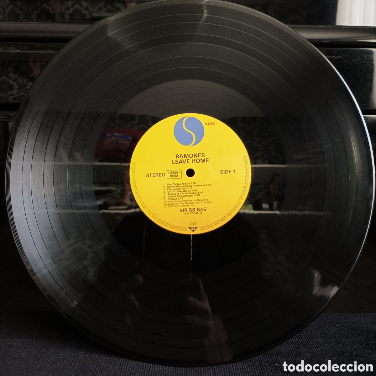 Discos de vinilo: Ramones - Leave Home 198? Europa - Foto 3