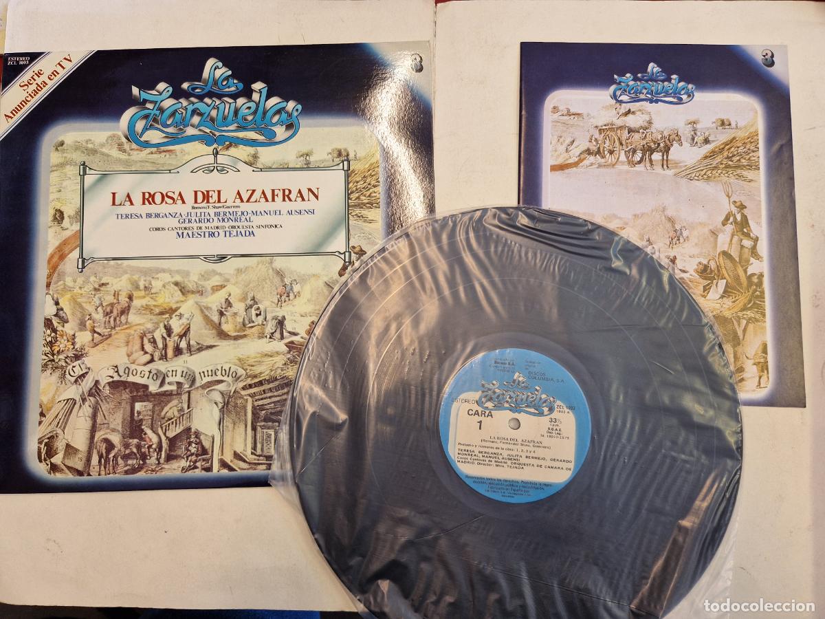 Discos de vinilo: LA ZARZUELAS. LA ROSA DEL AZAFRAN. - Foto 1