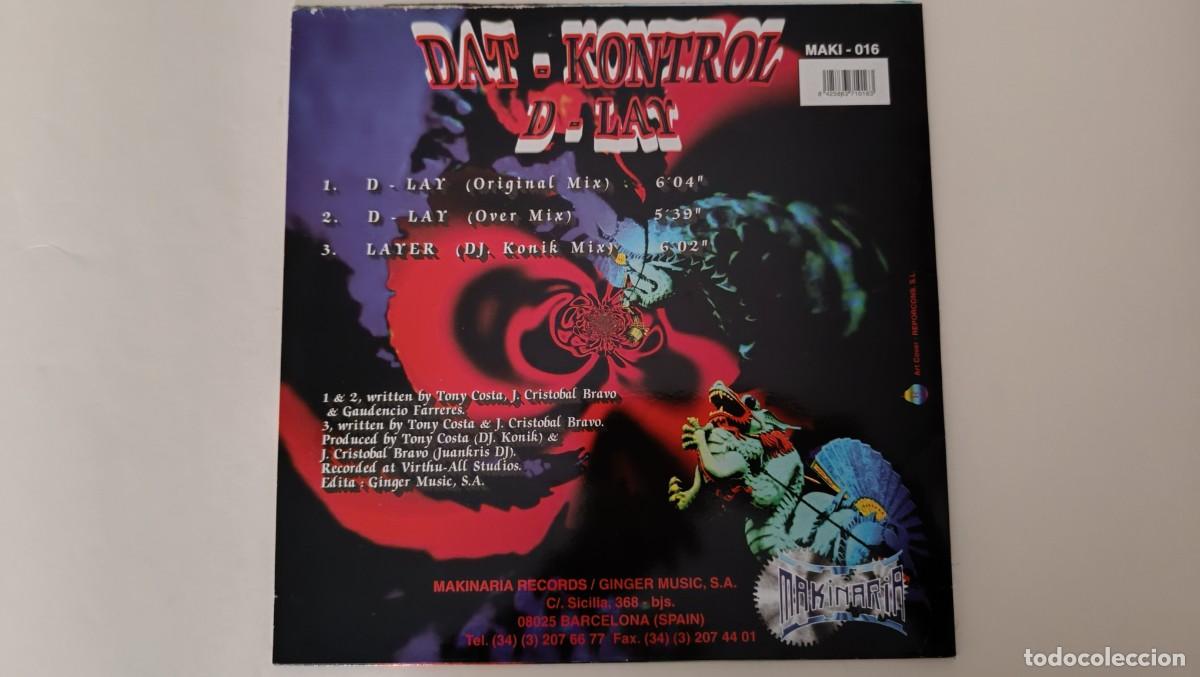 Discos de vinilo: Dat-Kontrol &ndash; D-Lay...Makinaria Records - Foto 2