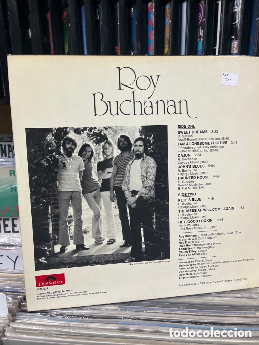 Discos de vinilo: Roy buchanan lp roy buchanan - Foto 2