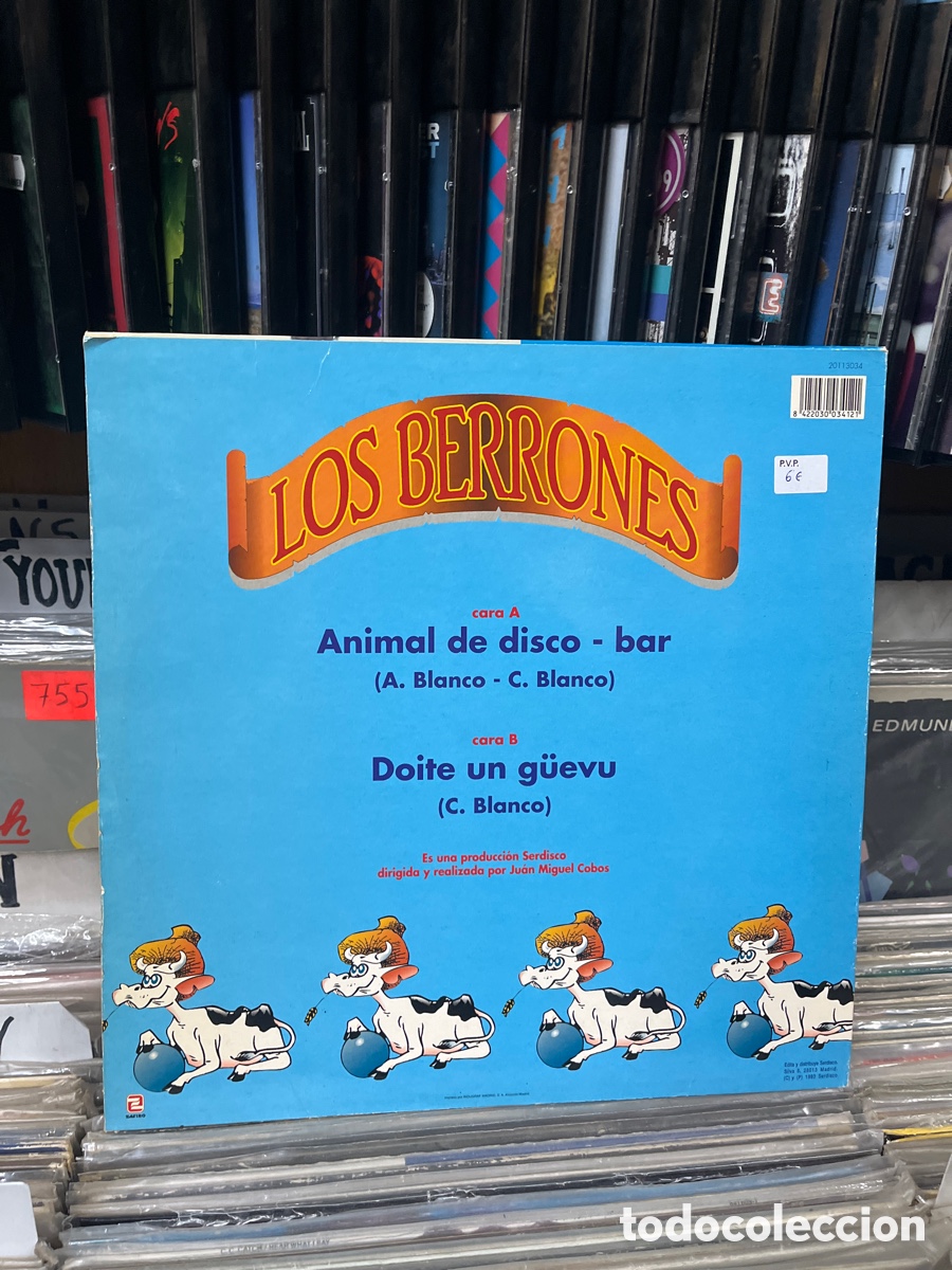 Discos de vinilo: Los berrones animal de disco bar - Foto 2