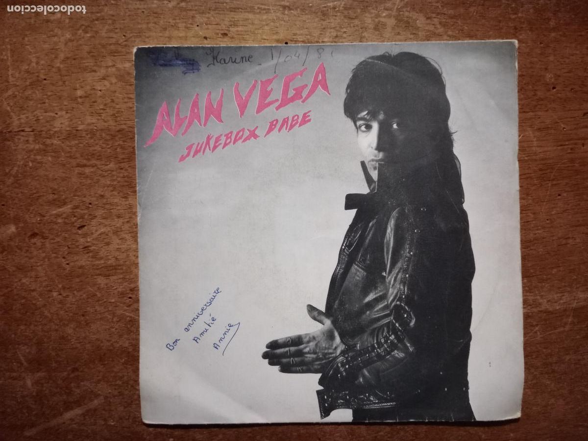 Discos de vinilo: Alan Vega (Suicide) - jukebox babe + lonely - Foto 1