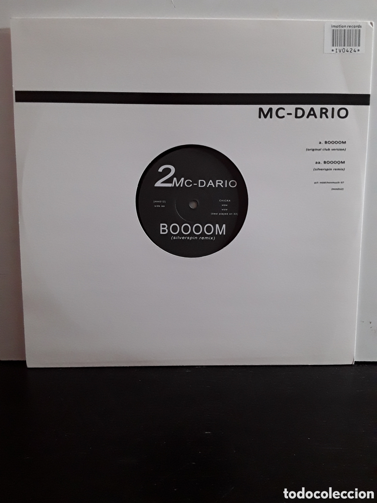Discos de vinilo: MC-Dario &lrm;&ndash; Boooom ELECTRO HOUSE - Foto 2