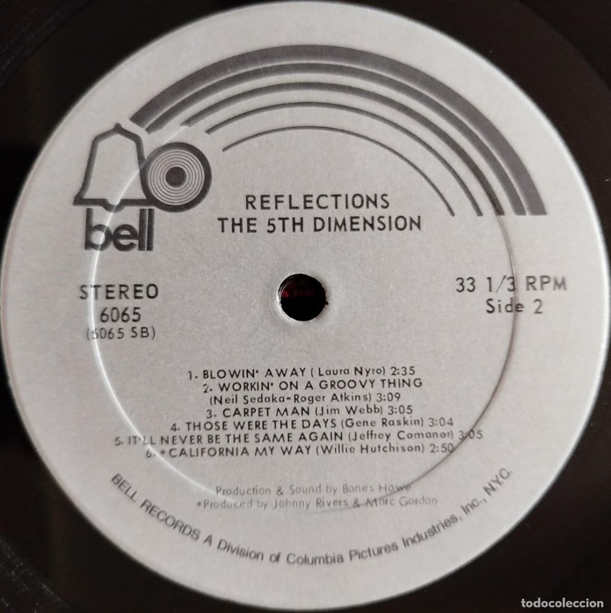 Discos de vinilo: THE 5TH DIMENSION ** Reflections ** VINILO LP ORIGINAL USA - Foto 4