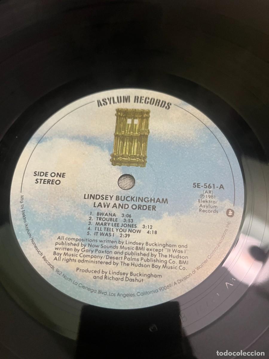 Discos de vinilo: Lindsey Buckingham Law And Order - Foto 4