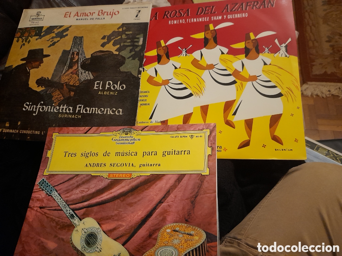 Dischi in vinile: Lote de tres antiguos vinilos cl&aacute;sicos