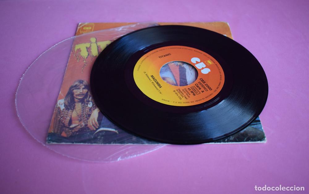 Discos de vinilo: TITANIC - MACUMBA - SINGLE DE 1974 - Foto 5